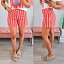 Short Rayas Rojas/Rosas